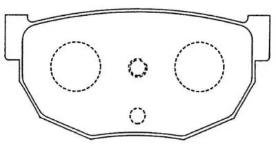 Brake Pad Set, disc brake (ASN-89)
