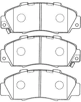 Brake Pad Set, disc brake (C1N018)