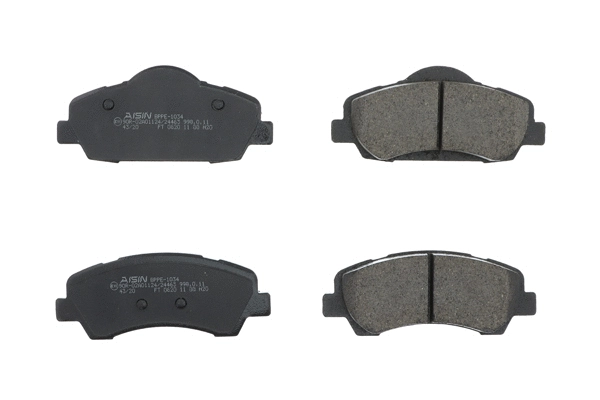 Brake Pad Set, disc brake (BPPE-1034)