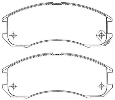 Brake Pad Set, disc brake (ASN-190)