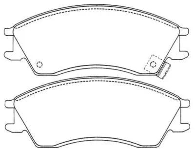 Brake Pad Set, disc brake (ASN-232)