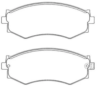 Brake Pad Set, disc brake (ASN-197)