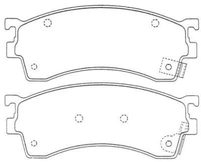 Brake Pad Set, disc brake (ASN-240)