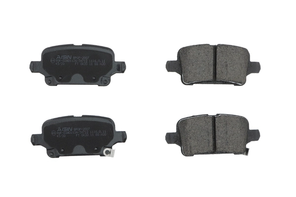 Brake Pad Set, disc brake (BPOP-2007)