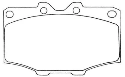 Brake Pad Set, disc brake (ASN-60)