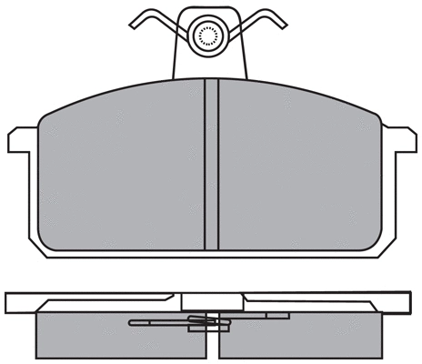 Brake Pad Set, disc brake (ASN-2048)
