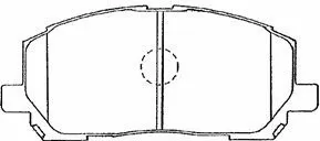 Brake Pad Set, disc brake (A1N103)