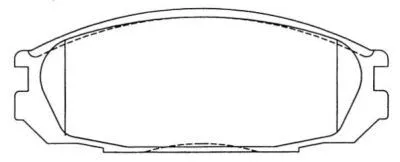 Brake Pad Set, disc brake (ASN-2004)