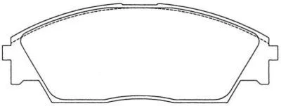 Brake Pad Set, disc brake (ASN-2003)