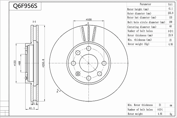 Brake Disc (Q6F956S)
