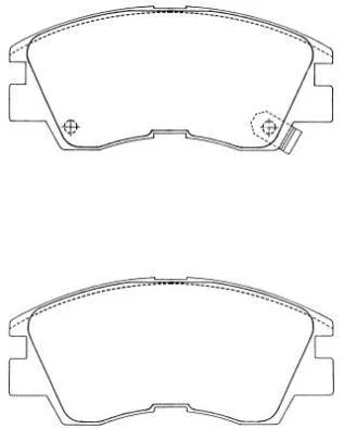 Brake Pad Set, disc brake (ASN-189)