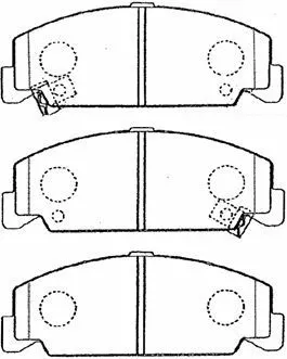 Brake Pad Set, disc brake (C1N036)
