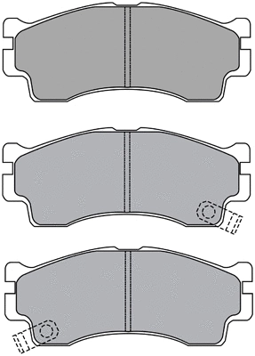Brake Pad Set, disc brake (ASN-2181)
