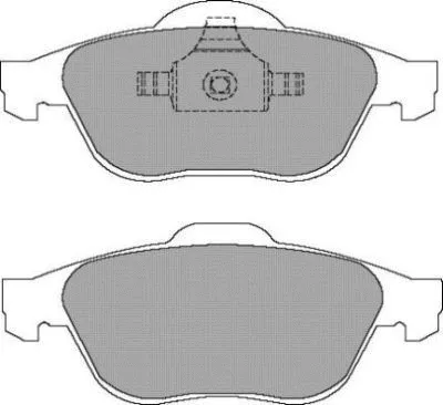 Brake Pad Set, disc brake (ASN-2096)