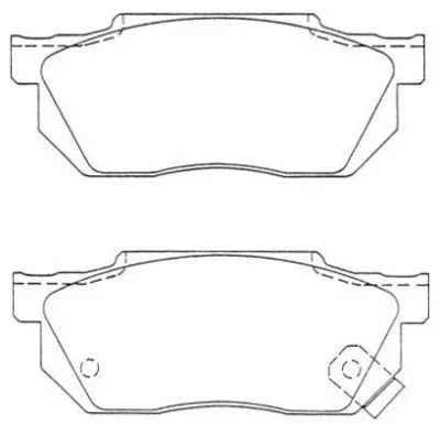 Brake Pad Set, disc brake (ASN-97W)
