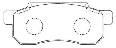 Brake Pad Set, disc brake (ASN-138)