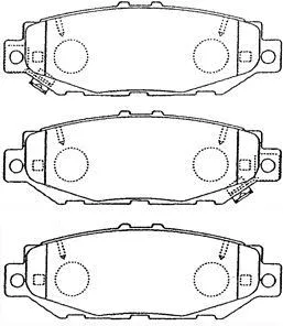Brake Pad Set, disc brake (A2N059)