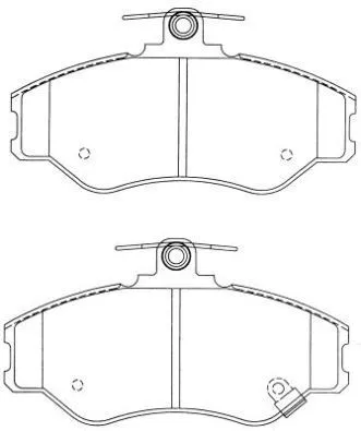 Brake Pad Set, disc brake (ASN-2025)