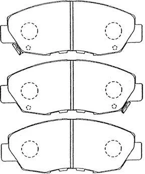 Brake Pad Set, disc brake (C1N035)