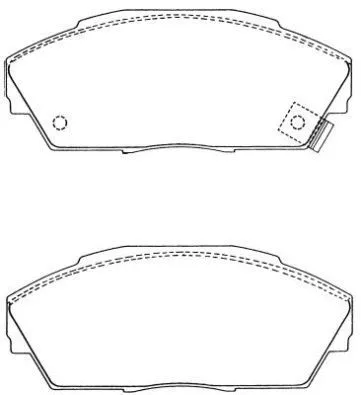 Brake Pad Set, disc brake (ASN-200)
