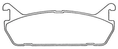 Brake Pad Set, disc brake (ASN-204)