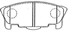 Brake Pad Set, disc brake (G1N015)