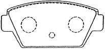 Brake Pad Set, disc brake (D2N028)
