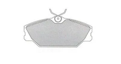 Brake Pad Set, disc brake (ASN-2268)