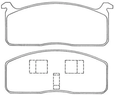 Brake Pad Set, disc brake (ASN-34)