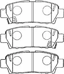 Brake Pad Set, disc brake (A2N057)