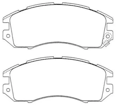 Brake Pad Set, disc brake (ASN-228)