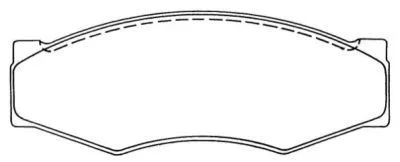 Brake Pad Set, disc brake (ASN-118)