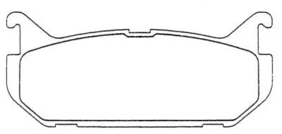 Brake Pad Set, disc brake (ASN-241)