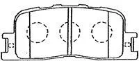 Brake Pad Set, disc brake (A2N104)