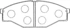 Brake Pad Set, disc brake (A1N063)