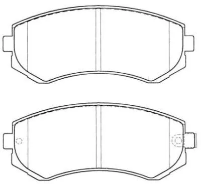 Brake Pad Set, disc brake (ASN-2037)