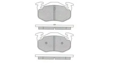 Brake Pad Set, disc brake (ASN-2249)