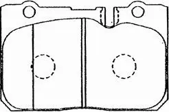 Brake Pad Set, disc brake (A1N025)