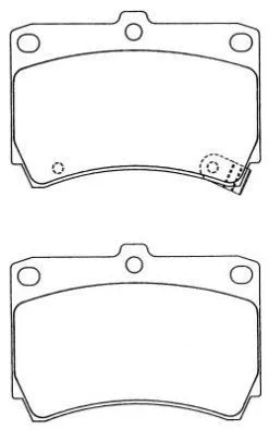 Brake Pad Set, disc brake (ASN-192)