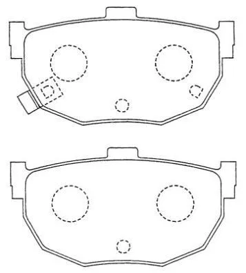 Brake Pad Set, disc brake (ASN-88)