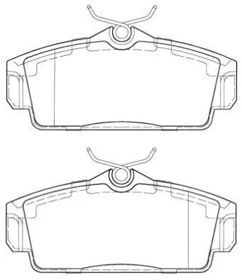 Brake Pad Set, disc brake (ASN-2018)