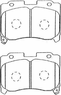 Brake Pad Set, disc brake (A1N028)