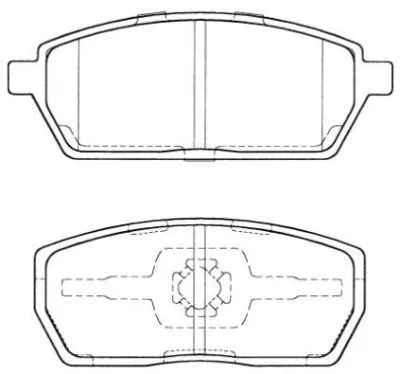 Brake Pad Set, disc brake (ASN-2017)