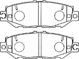 Brake Pad Set, disc brake (A2N058)