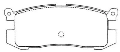 Brake Pad Set, disc brake (ASN-231)