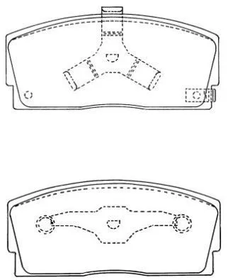 Brake Pad Set, disc brake (ASN-215)