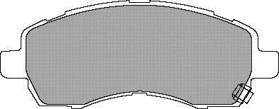 Brake Pad Set, disc brake (ASN-2161)