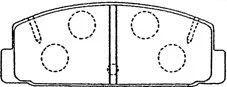 Brake Pad Set, disc brake (BPMZ-2902)