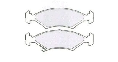 Brake Pad Set, disc brake (ASN-2244)