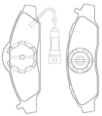 Brake Pad Set, disc brake (ASN-269)
